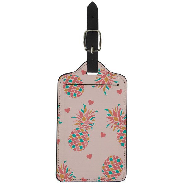 Noisydesigns butik kreditkort partable ananas solbriller print bagage kuffert tag trendy kawaii kuffert id adresse holder: Lmyd 4541 z 24
