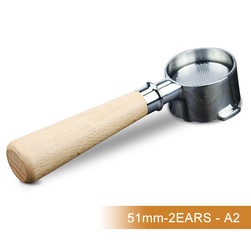 Kaffee Boden Siebträger 51MM Für Delonghi EC680/EC685 Filter 51MM Mit Filter Korb Für Kaffee Maschine Kaffee zubehör: 51mm-2 Ears-A2