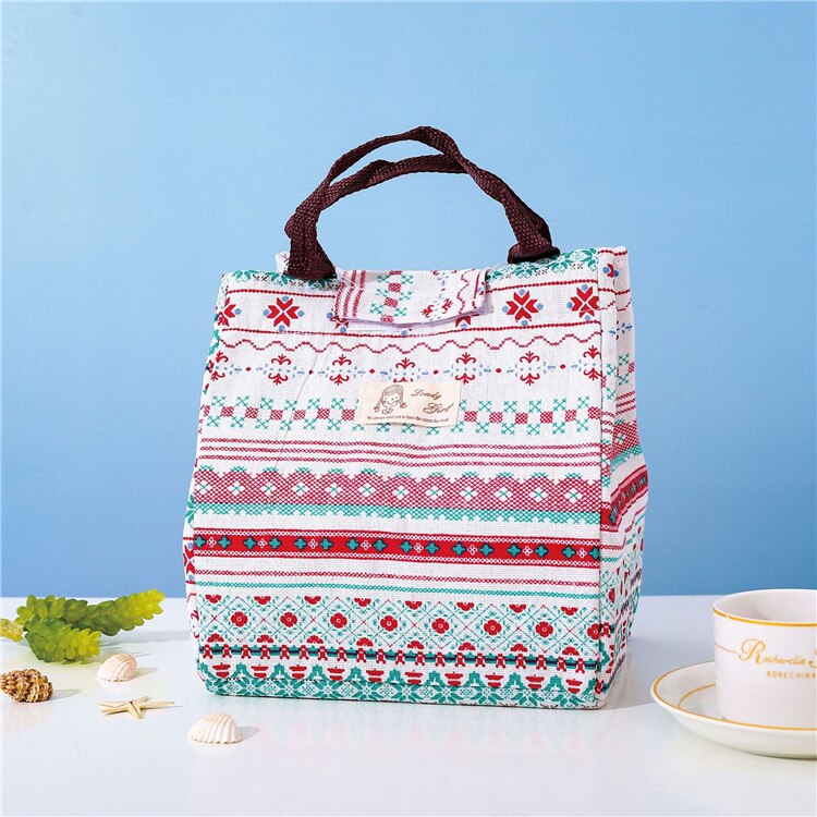 Bolsa térmica isolada para almoço, portátil, caixa, crianças, desenho animado, animal, praia, piquenique, feminino, menino, bolsa cooler, bolsa de mão: 19