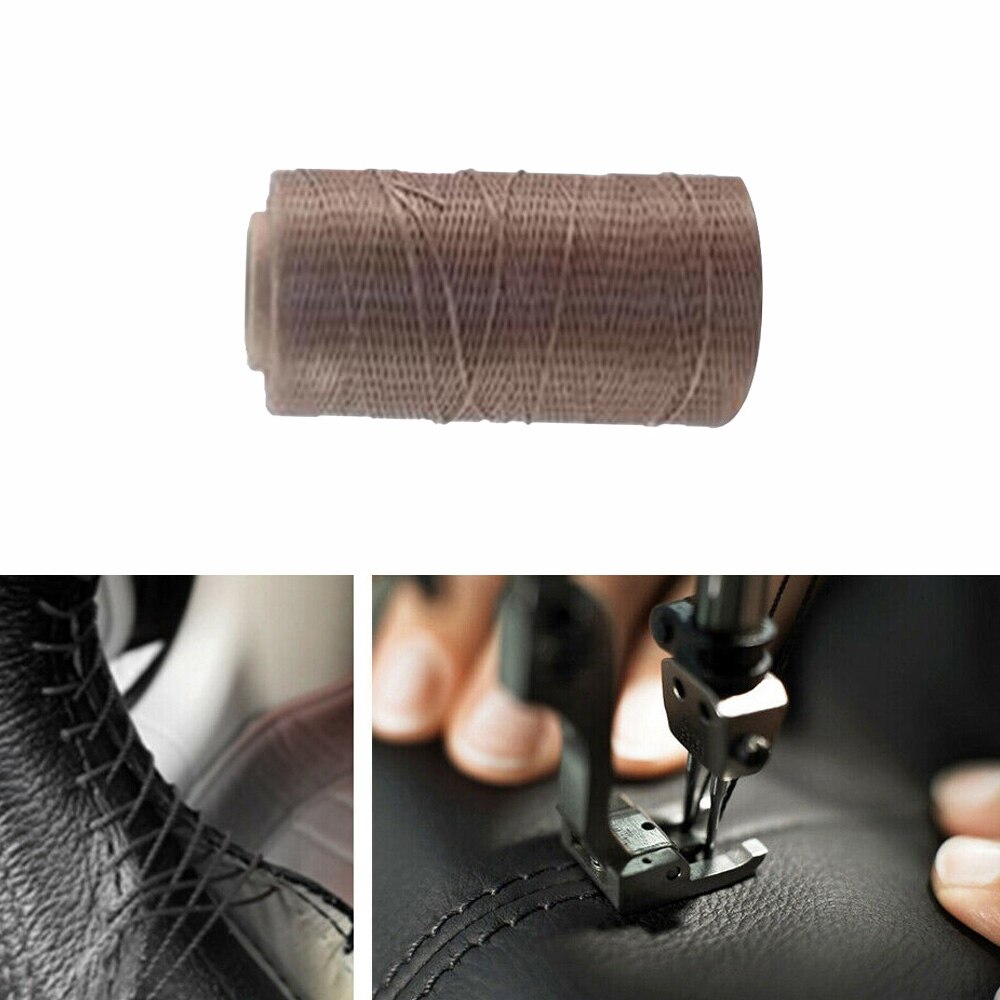 260m 0,8mm Flache NäHenne Grob flechten Gewachste Gewinde Schnur Für Leder Schuhe Reparatur Hand-Genäht Gepäck DIY näHenne Handwerk