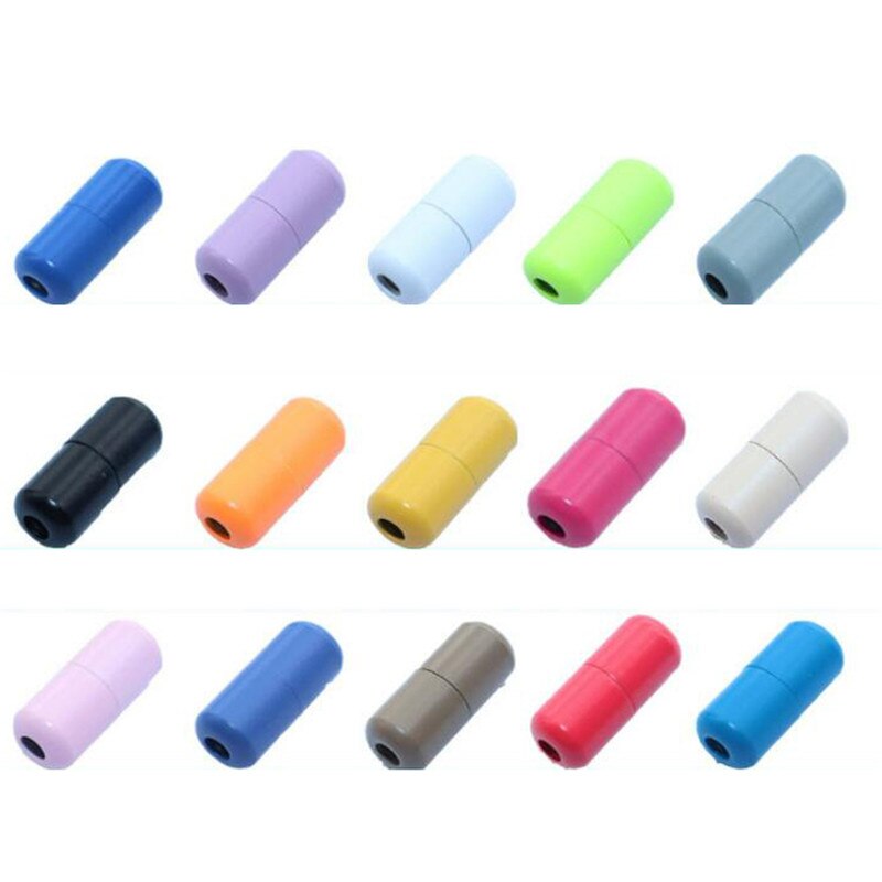 10 Uds. De cierres elásticos para cordones, cierre de cápsula de Metal, hebillas de punta, sin cordones, accesorios para cordones