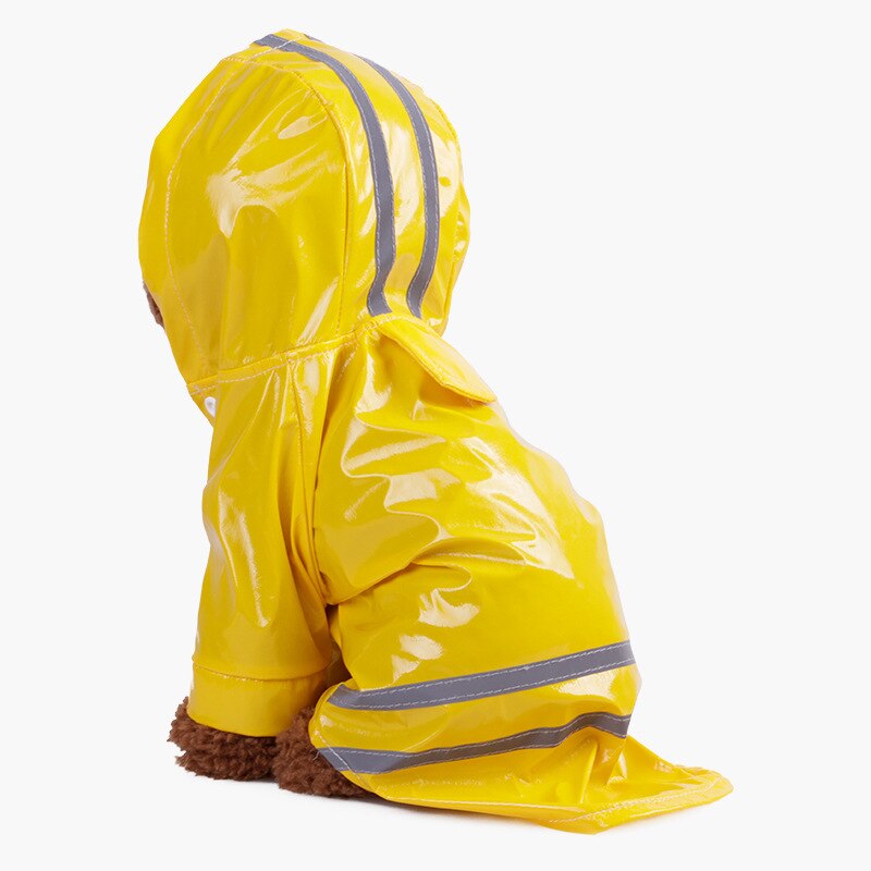 Lichte, kleurrijke, waterdichte regenjas voor honden, geurloos, voor kleine puppy's, buitenjassen van fel leer, vierseizoenenjassen, huisdieraccessoires