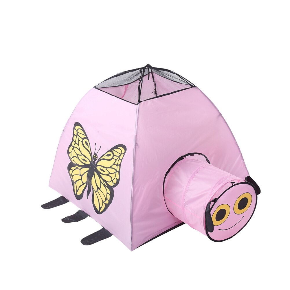 Ridder Kasteel Patroon Kids Tent Picknick Draagbare Game Huis Yurt Kinderen Tent Voor Indoor Outdoor Fun (Geel): Size 4