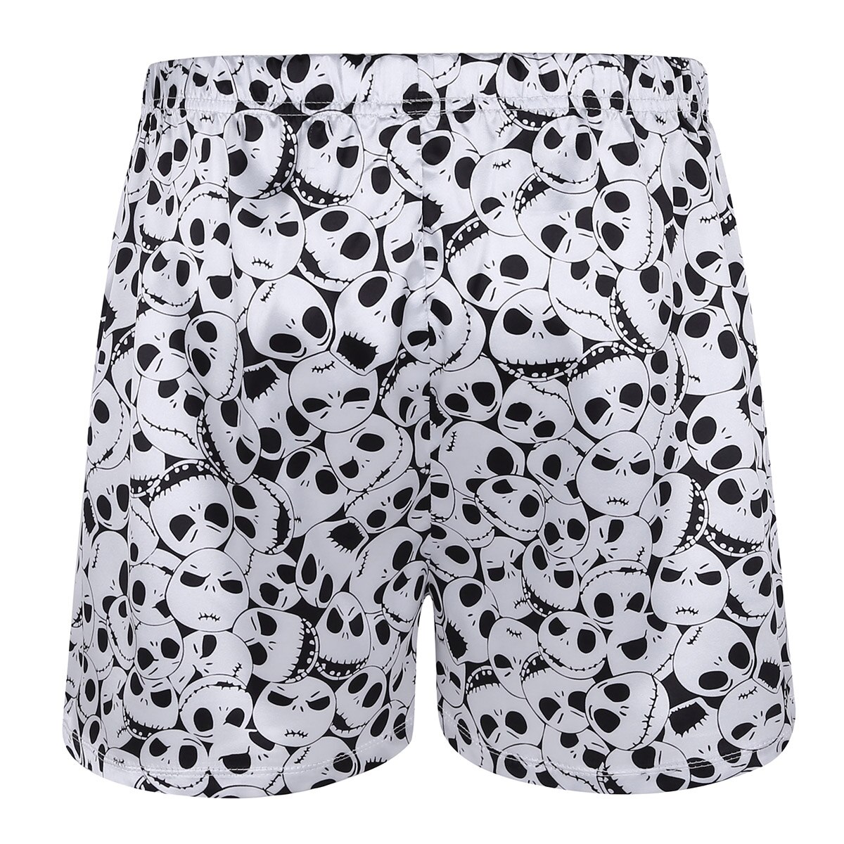 Heren kerst halloween schedel hoofden all over print boxershorts lichtgewicht losse sport lounge cosplay party korte broek