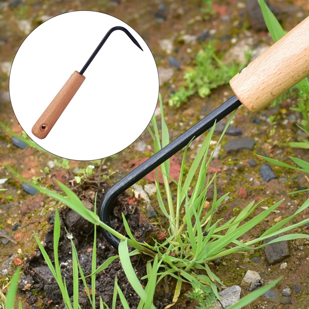 With Handle Plant Cultivator Mini Weeder Farm Outdoor Garden Hand Tool Agriculture Loosen Soil Green House Single Claw Home