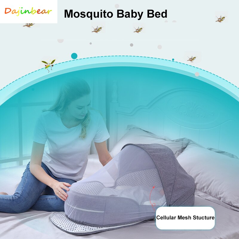 Respirant Portable dormir bébé lit berceau pour bébé multi-fonction voyage moustique nid pour -nés Portable berceaux pour lit de bébé