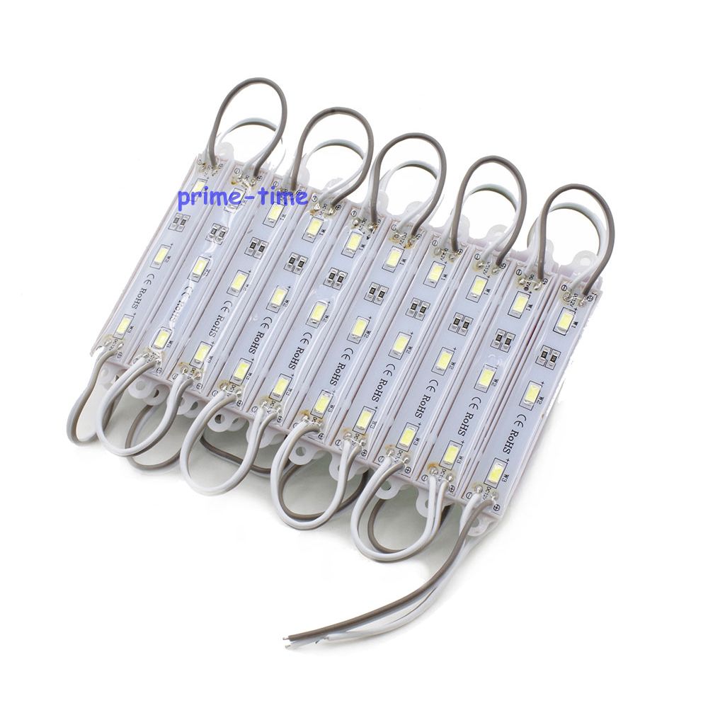 20pcs SMD 5630 LED light module Waterproof LED backlight white Warm white DC12V 1.5W 3 led 45lm/led