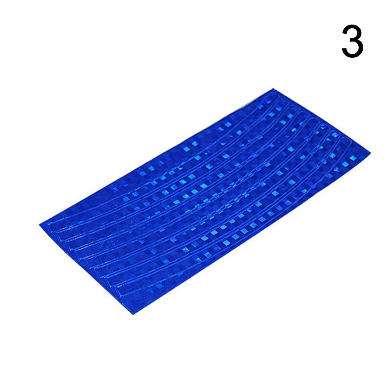 Pegatina reflectante para neumáticos de bicicleta pegatinas para llantas de rueda llanta de bicicleta, reflectantes fluorescentes, accesorios para ciclismo de montaña: A3