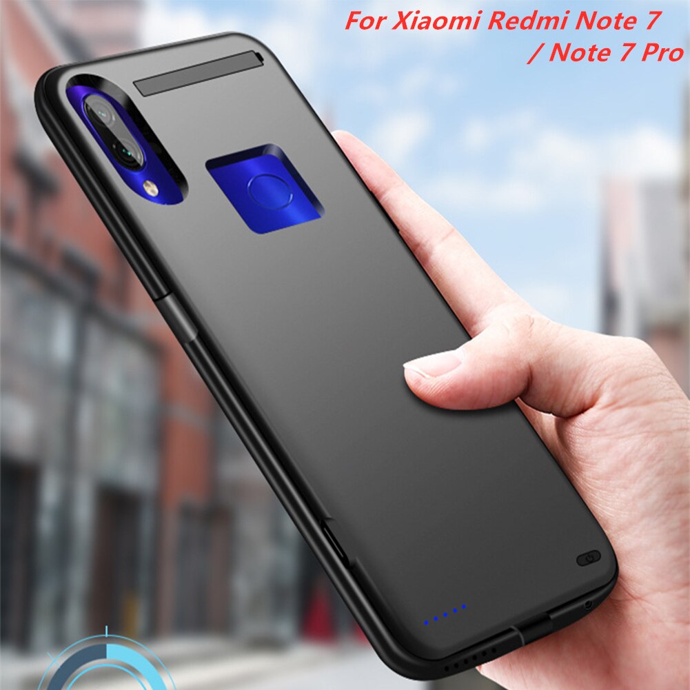 Funda para Xiaomi Redmi Note 7 Note 7 Pro, cargador de batería a la de 10000 Mah para Xiaomi Redmi Note 7 Pro