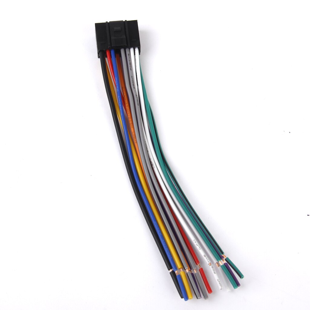 Car Radio Stereo Wire Harness Plug Cable with 16Pin Connector for Kenwood
