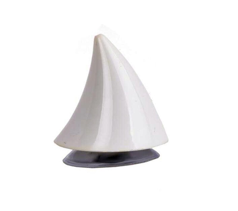 Universele Motorhelm Hoek Plastic Veerkrachtig Siliconen Zuignap Zachte Hoorn Decoratie Hoofddeksels Rubber Hoorn Decoratie: E