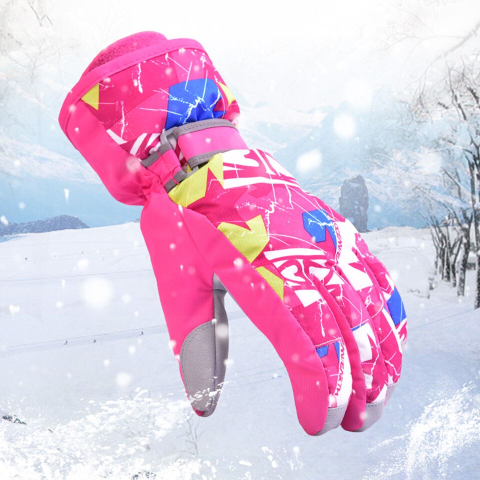 Waterdichte Ski Handschoenen Mannen Vrouwen Kinderen Warm Skiën Snowboard Handschoenen Sneeuwscooter Motorrijden Winter Outdoor Sneeuw Handschoenen