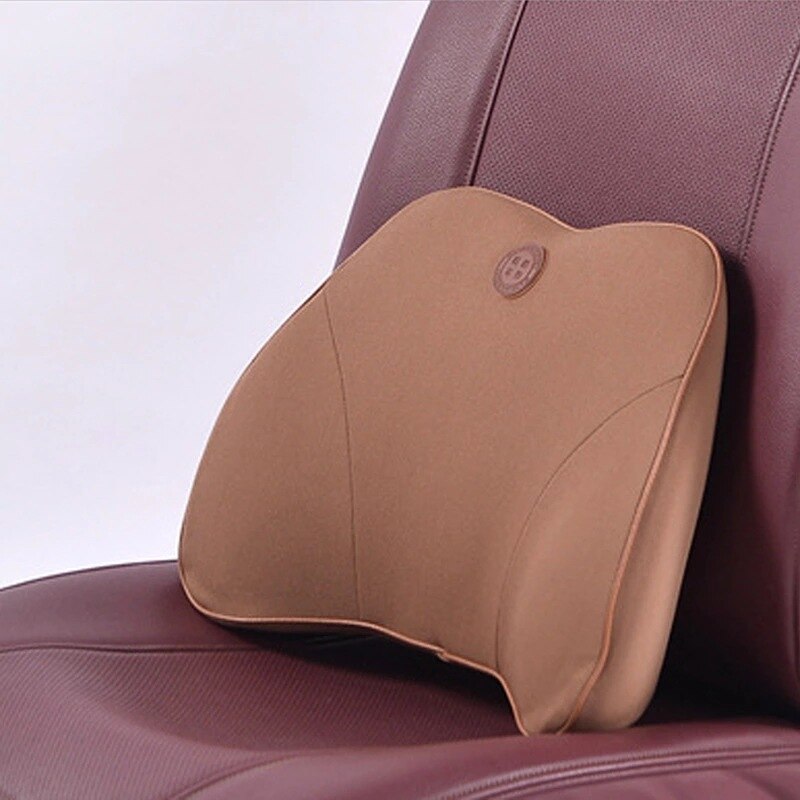 Komfortabel rygpude blød håndstøtte pude bilsæde rygstøtte memory foam bil pude: 6