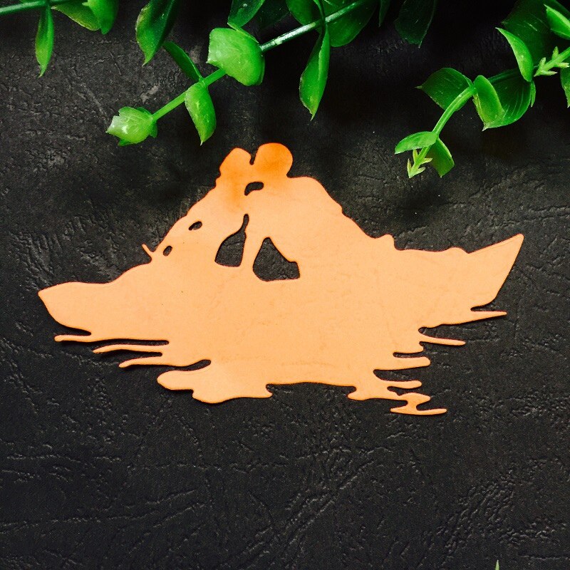 Älskare mönster diy kolstål skärande präglingar stencil mall för kort att göra scrapbooking dekorationer