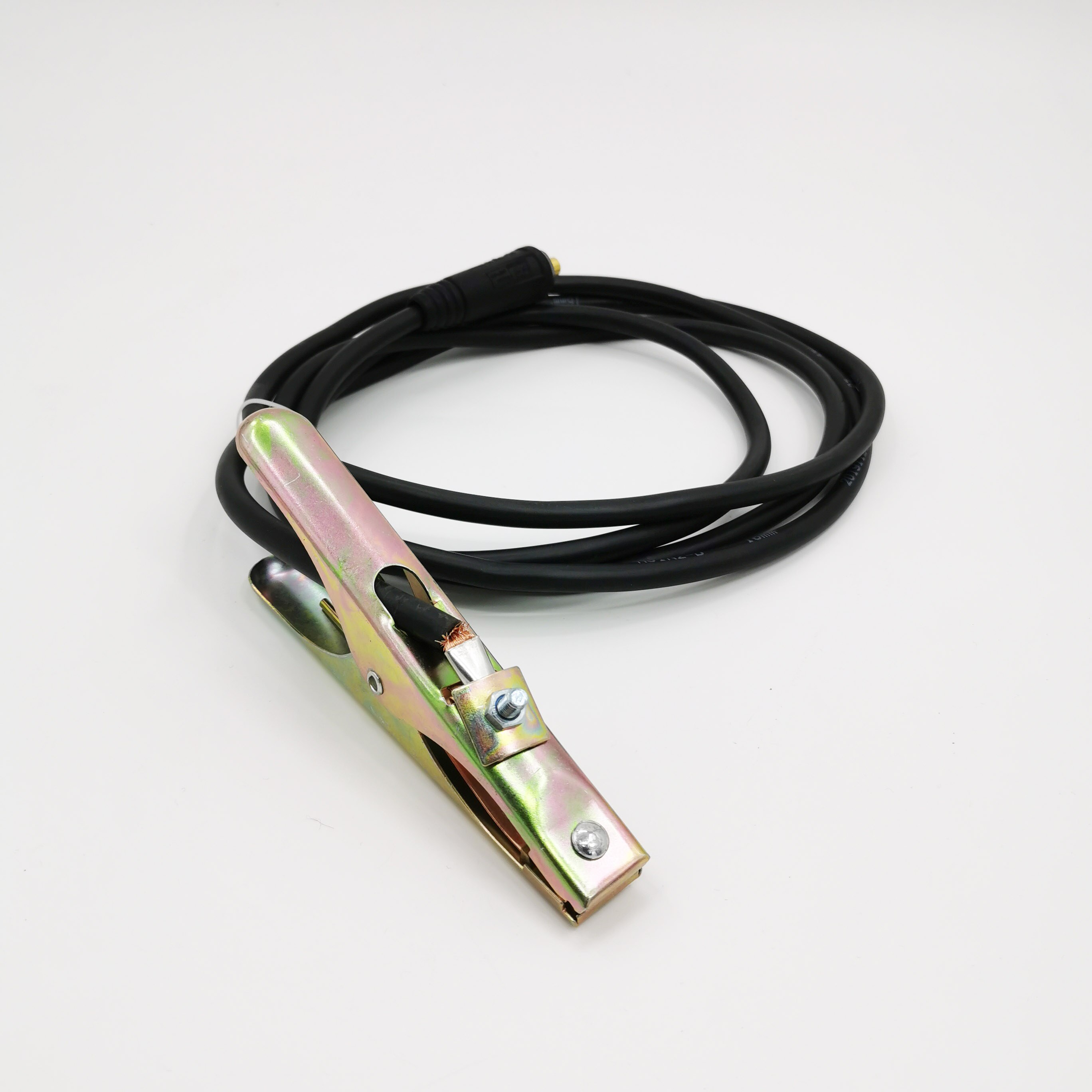 Welding Machine 300A Earth Clamp with 16mm2 3M Cable and Cable Connector Male Plug DKJ10-25