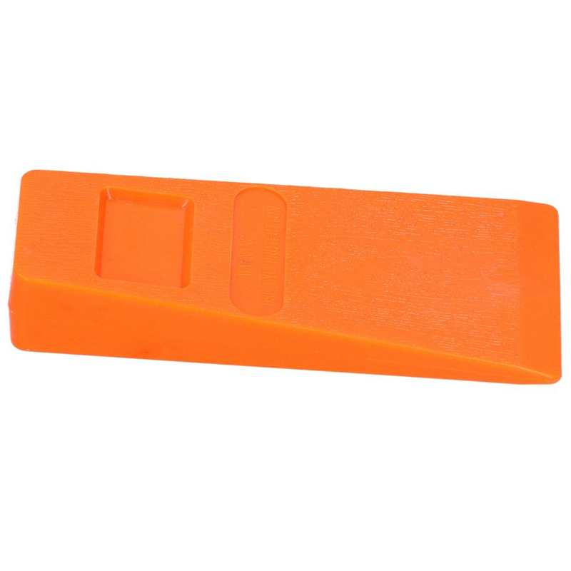 Cuñas de tala de plástico de 5 pulgadas, cuña de corte de árbol naranja , accesorios para carpintería