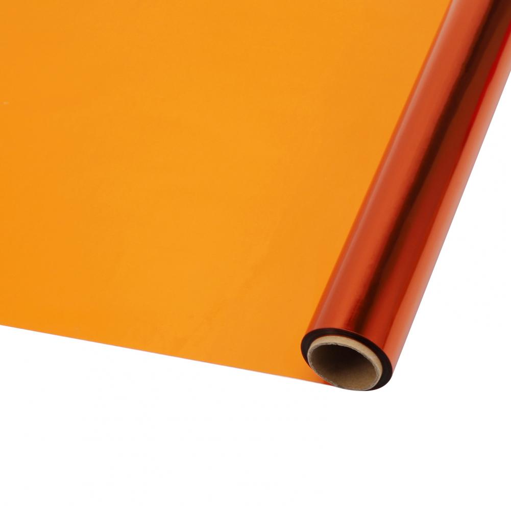 1 rulle 40 cm x 30m cellofan indpakningspapir farverigt vandtæt blomster gør-det-selv håndværk festival æske emballagepapir 유리종이 포장권: Orange