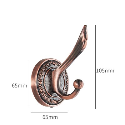 Europese Kleding Cap Enkele Haak Muur Opknoping Muur Schoen Kast Badkamer Keuken Muur Haken Enkele Hardware Metal Chrome Haak: HK9010