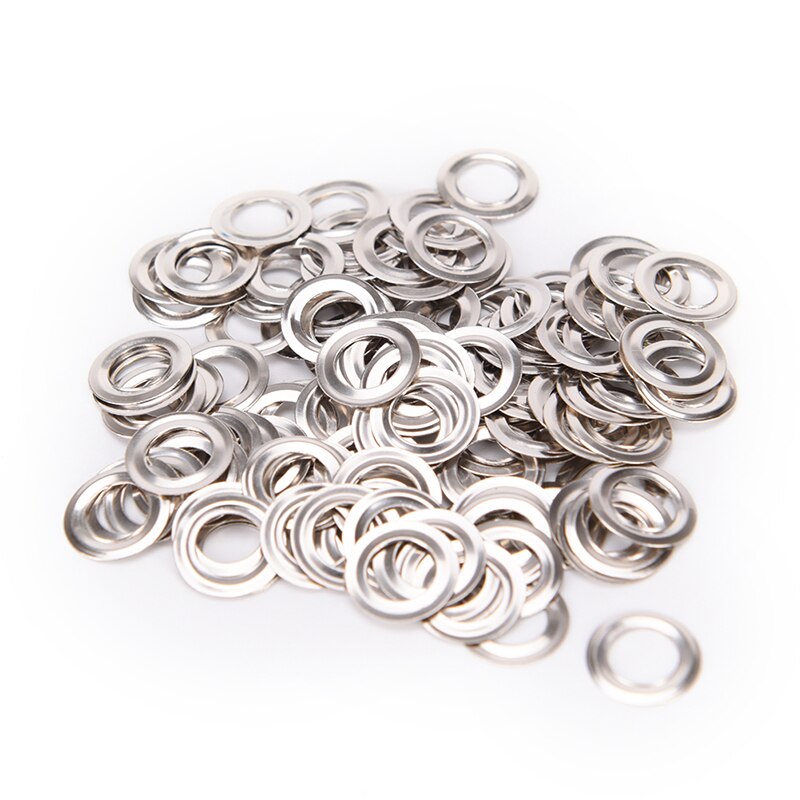 100pcs 3mm 4mm 4.5mm Metal eyelets For Scrapbooking DIY embelishment garment clothes eyelets Scrapbook Eyelet Random Mixed Color