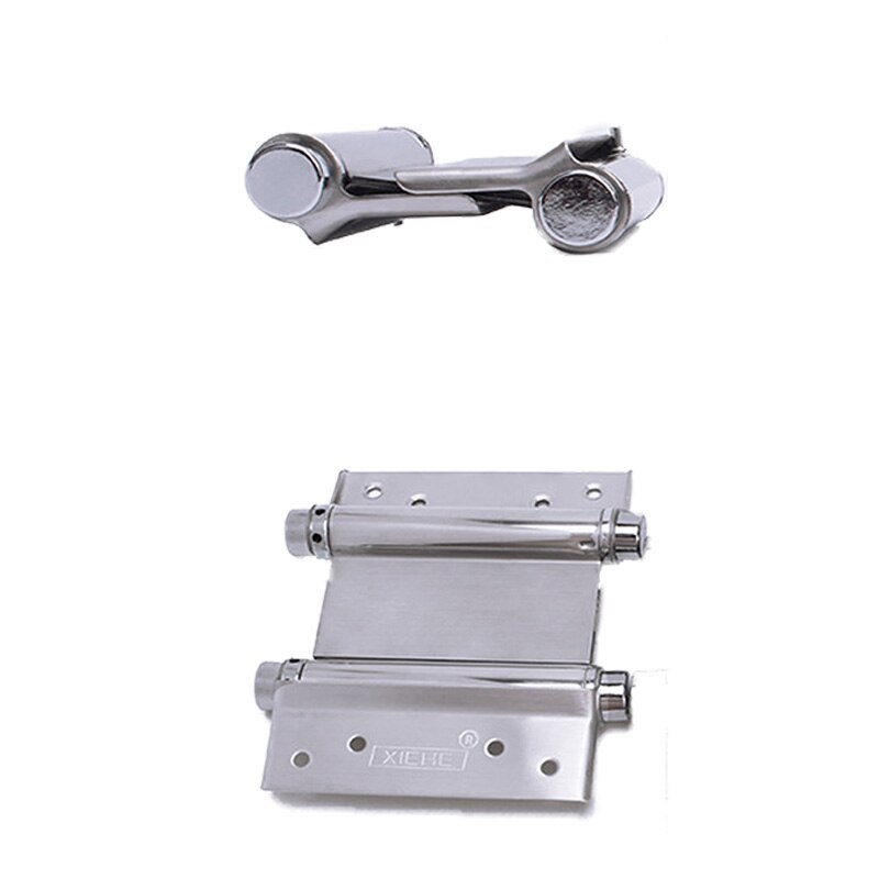 4/3&quot; Stainless Steel Double Action Spring Hinge Adjustable Tension Saloon Cafe Door Swing Hings Door Tool