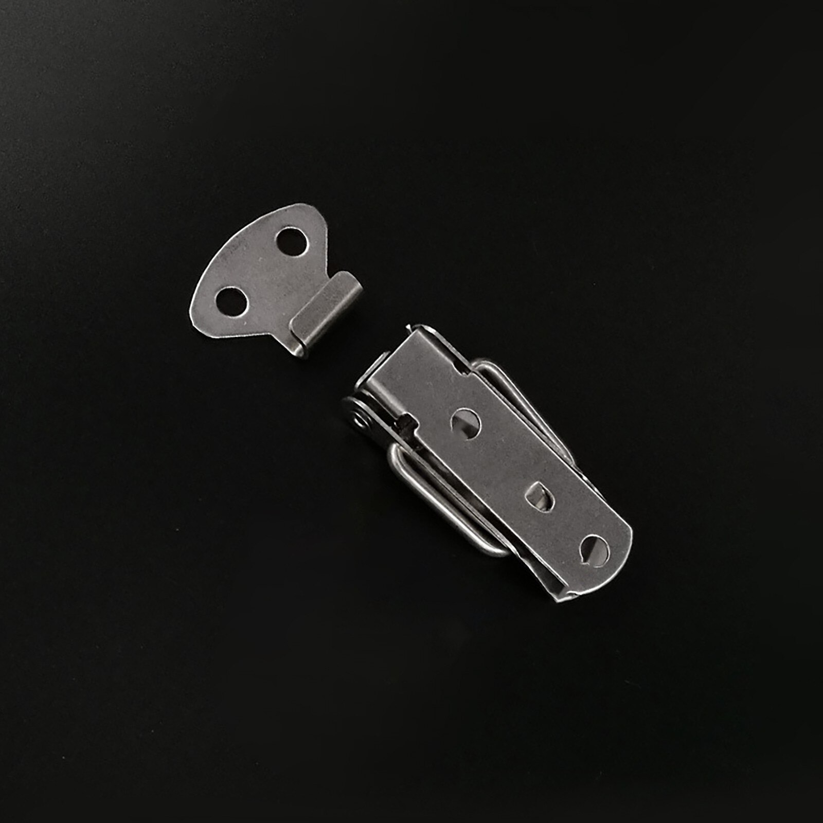 4pcs Stainless Steel Toolbox Wooden Box Buckle Fixed Decoration Lock Clasp Toggle Latch Catch Box Lock Cap #TD