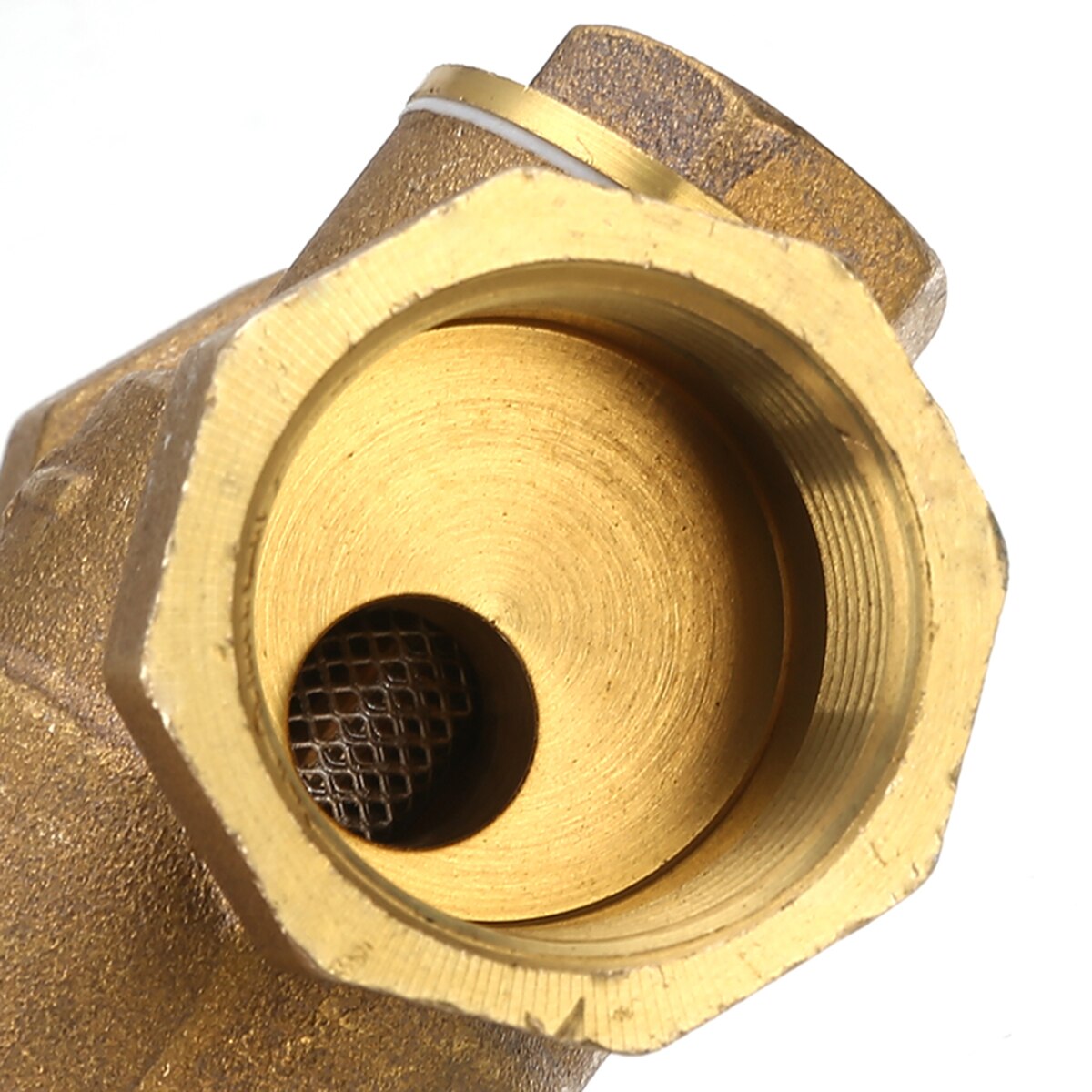 1pc dn20 3/4 &quot; vanntrykkregulator i messing trykkreduksjon justerbar reduksjonsventil med trykkmåler 85*63mm