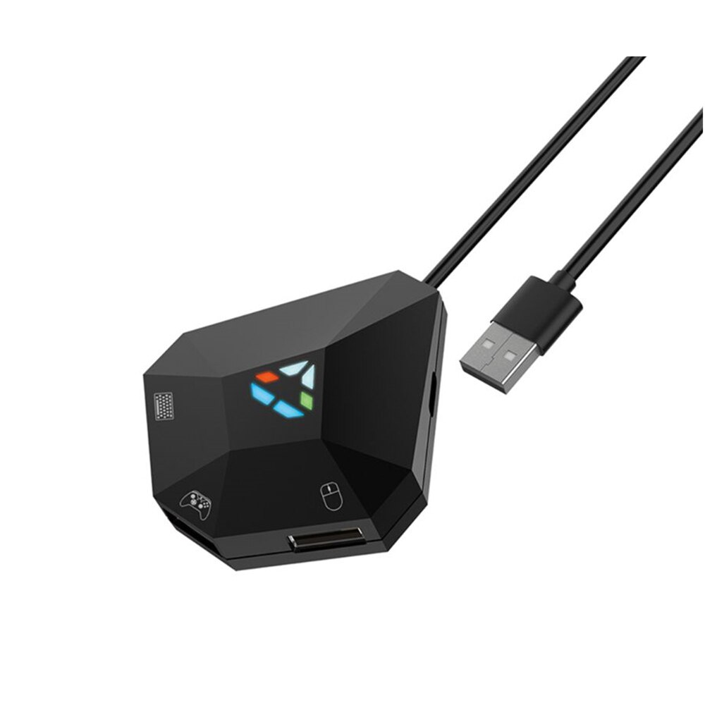 Hub USB Adaptateur Clavier Souris Jeu Contrôleur Convertisseur LED pour PS4 XBOX Commutateur