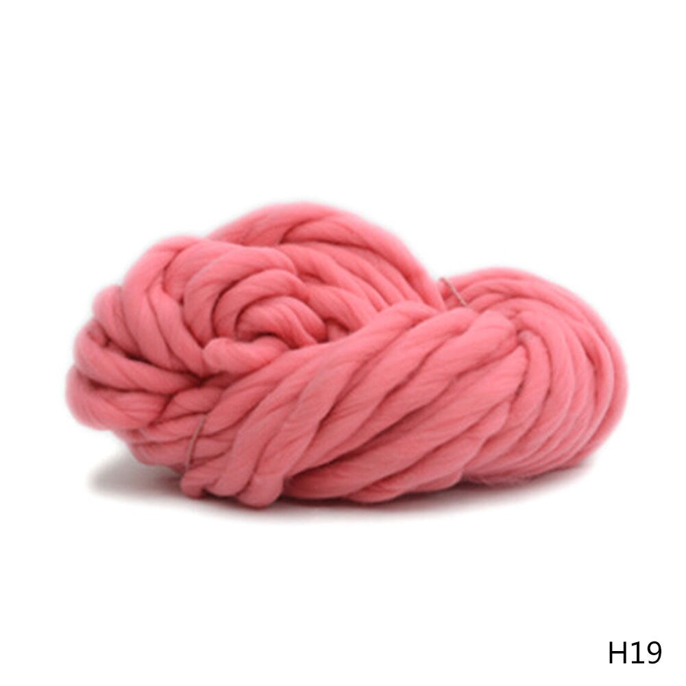 Chunky Wol Garen Super Zachte Omvangrijk Arm Breien Wol Roving Haken Diy Arts Ambachten Accessoires: WaterMelon Red