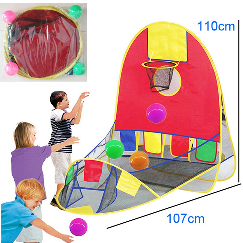 Ball Tent Play House Basketball Basket Tent Ocean Ball Pool Outdoor Indoors Sport Kids Toys Beach Lawn Play Tent Babysitter