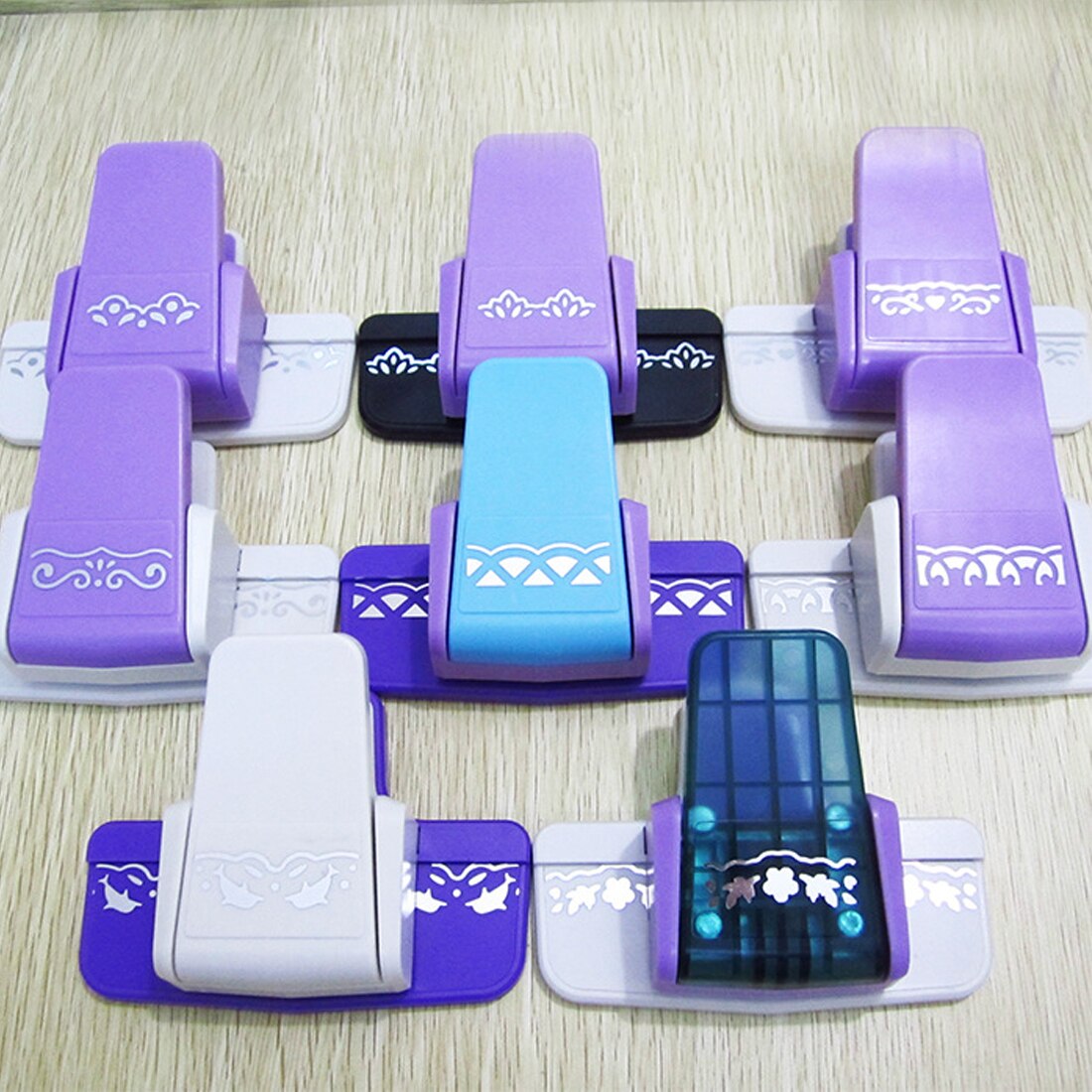 1pcs Diy Scrapbooking Edge Device Paper Cutter Craft Fancy Border Punch Embossing Tools Flower