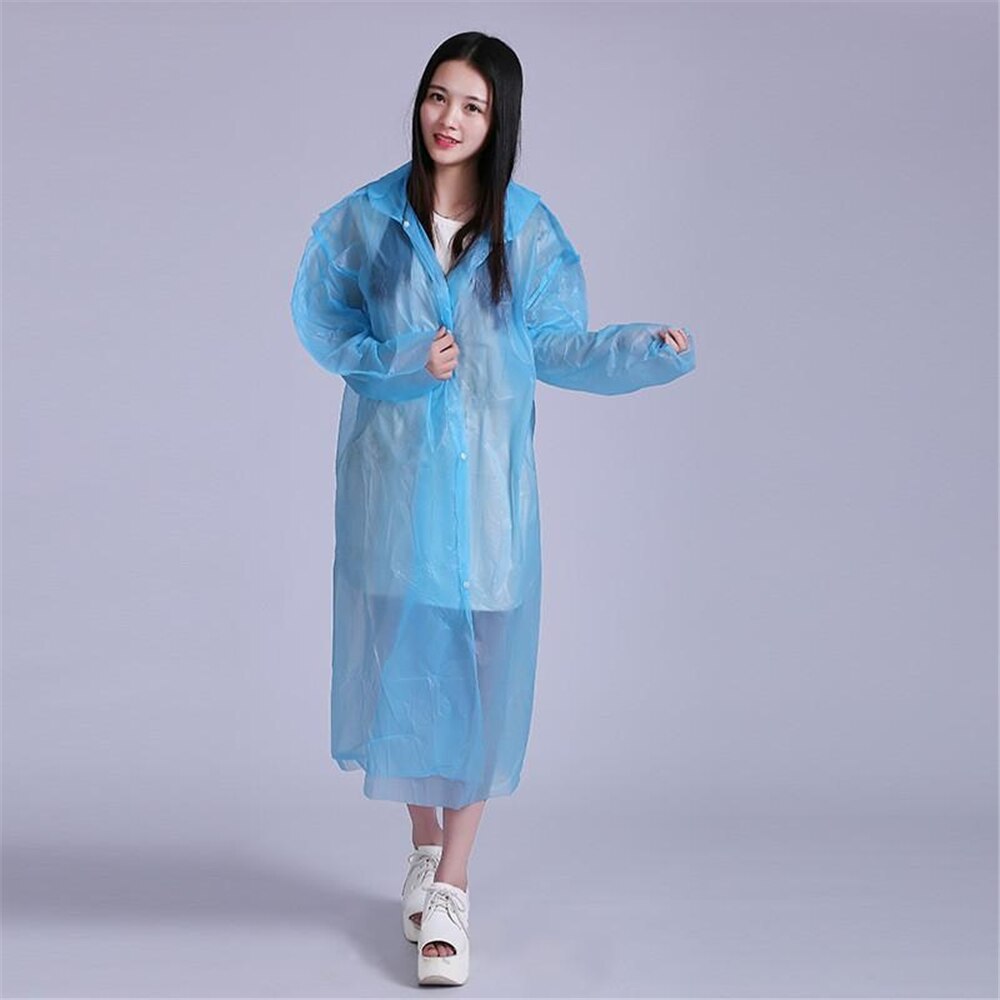 Women Raincoat Thickened Waterproof Rain Coat Women Scrub Tour Waterproof Rainwear Suit