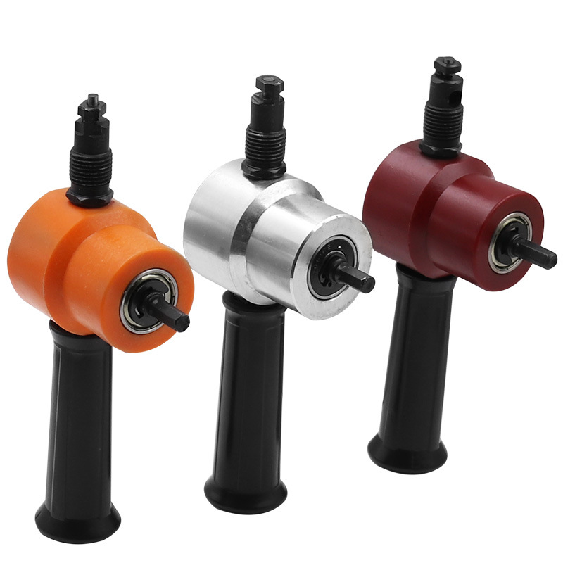 Obcinak robić blachy Podwójna głowica Narzędzie robić cięcia żelaza Wiertarka elektryczna Modyfikacja płyty Dziurkacz Nożyce Regulowane