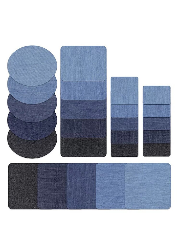 Parches de mezclilla para planchar, parches de coderas para pantalones vaqueros, ropa y pantalones vaqueros, tela de costura, DIY, 10 o 5 uds.
