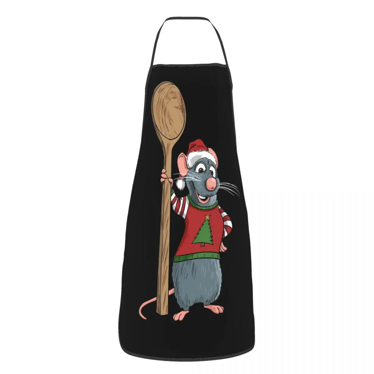 Gran Chef Ratatouille Remy delantal Cocina Chef cocinar hornear babero hombres mujeres cualquier persona puede cocinar Tablier cocina para pintar: Rojo
