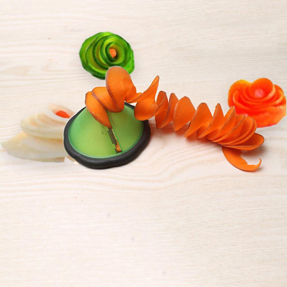 Portable Légumes Fruits Aiguiseur Éplucheur Carotte Concombre Spirale Trancheuse Coupeur de Cuisine En Plein Air Pique-Nique Utilitaire