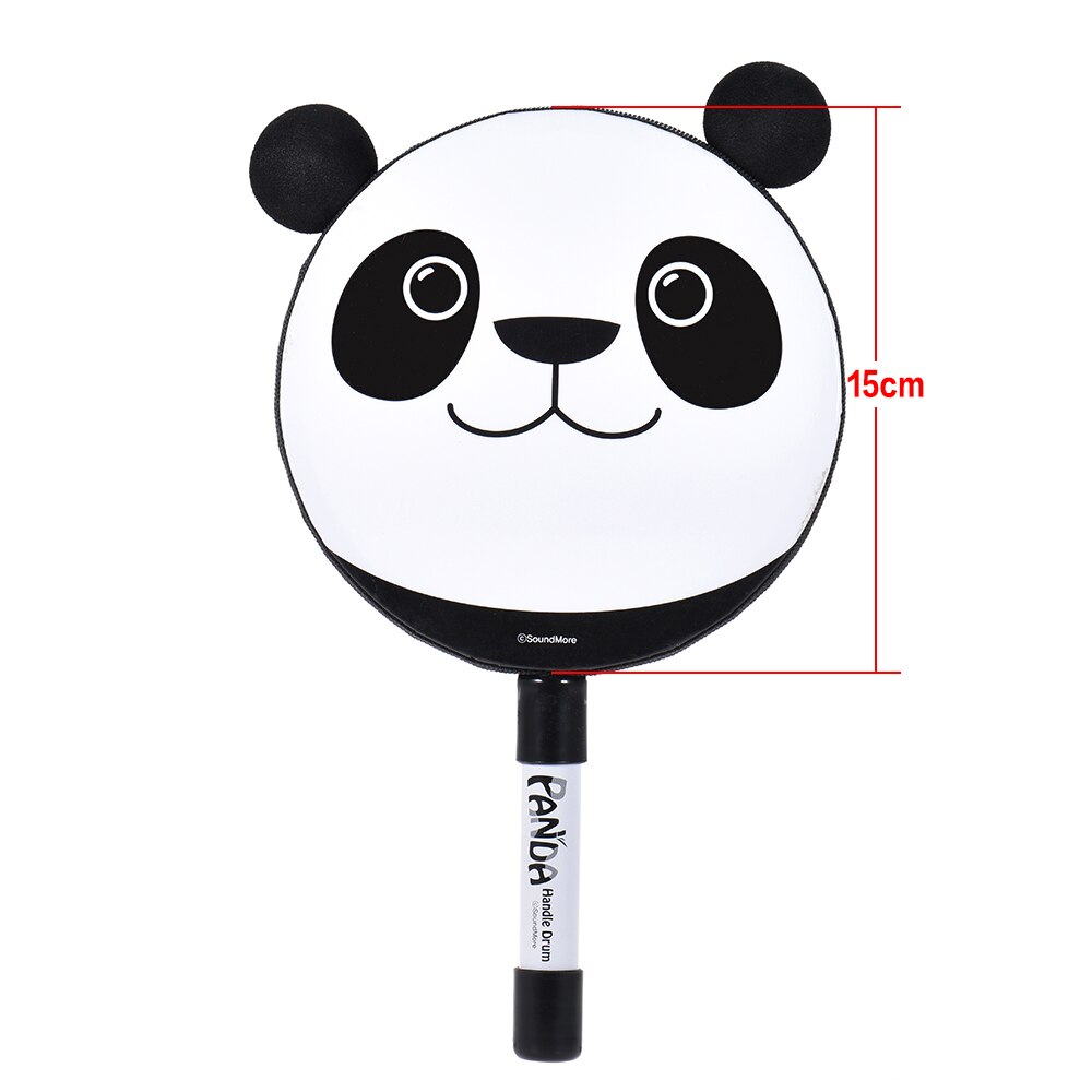 Ammoon 6in Panda Tamburin Percussion Musikinstrument Spielzeug für Baby Kinder Kinder Weihnachtsgeschenk