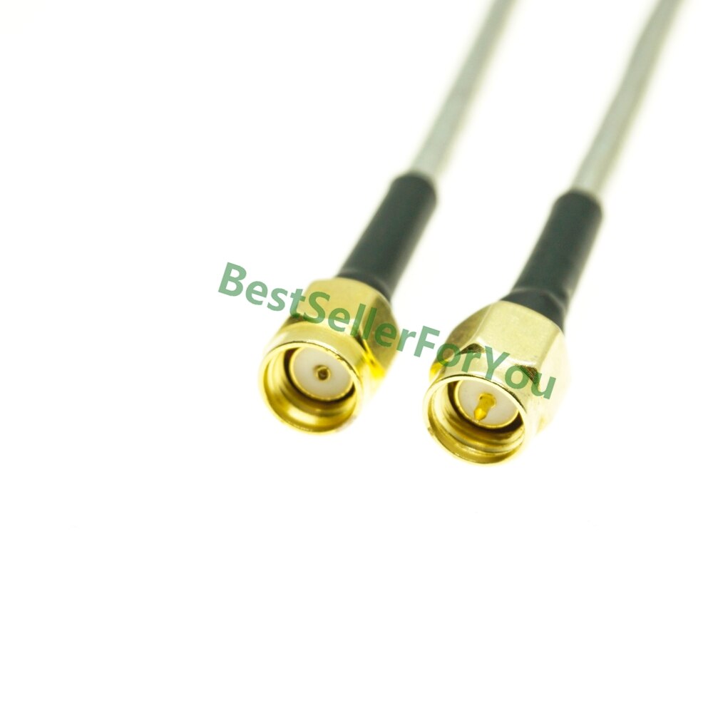 Rp Sma Connector Male Rpsma Connector Naar Sma Connector Male.141 "RG402 Semi-Rigide Coaxkabel Pigtail