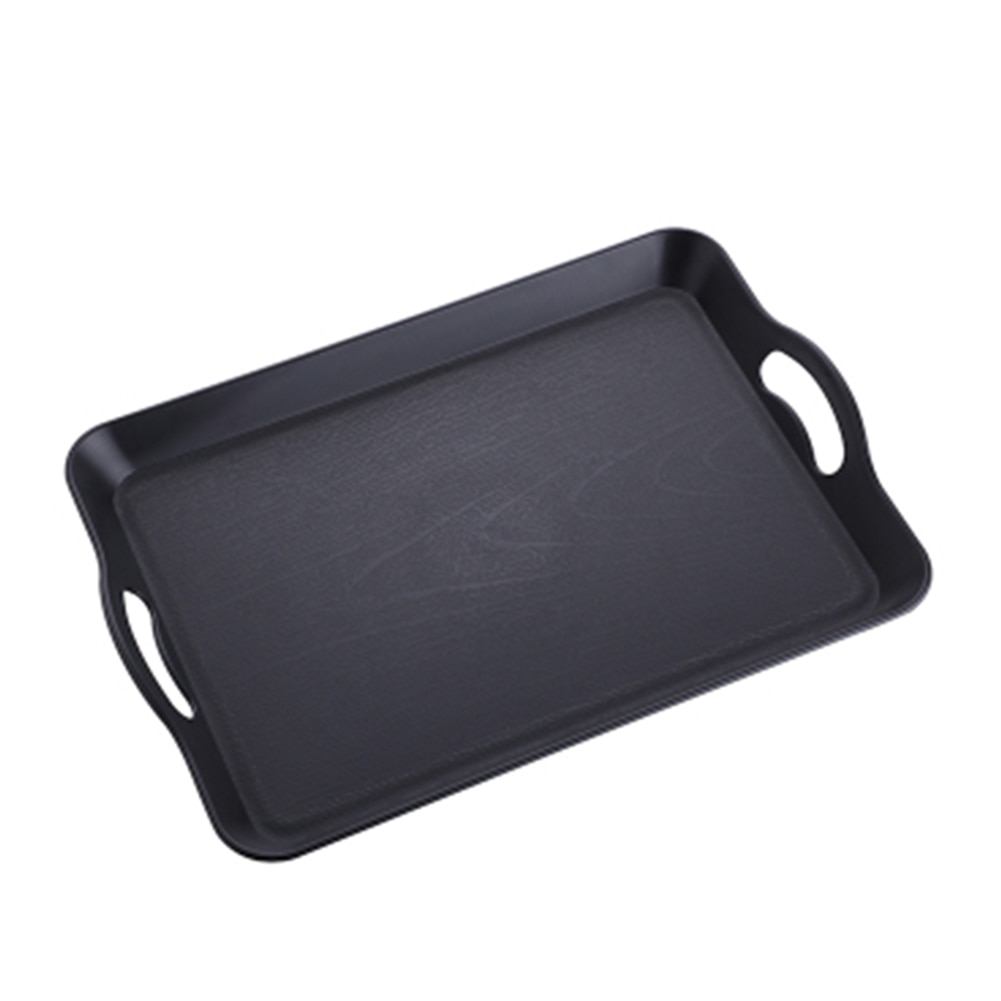 Serving Tray Rectangular Plastic Tray Food Serving Trays Anti-slip Scratch-resistant YE
