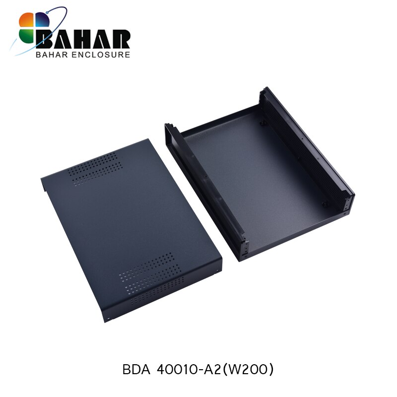 Bahar 280x58x200mm Custom iron enclosure Metal project box junction housing diy electronic box power supply instrument case