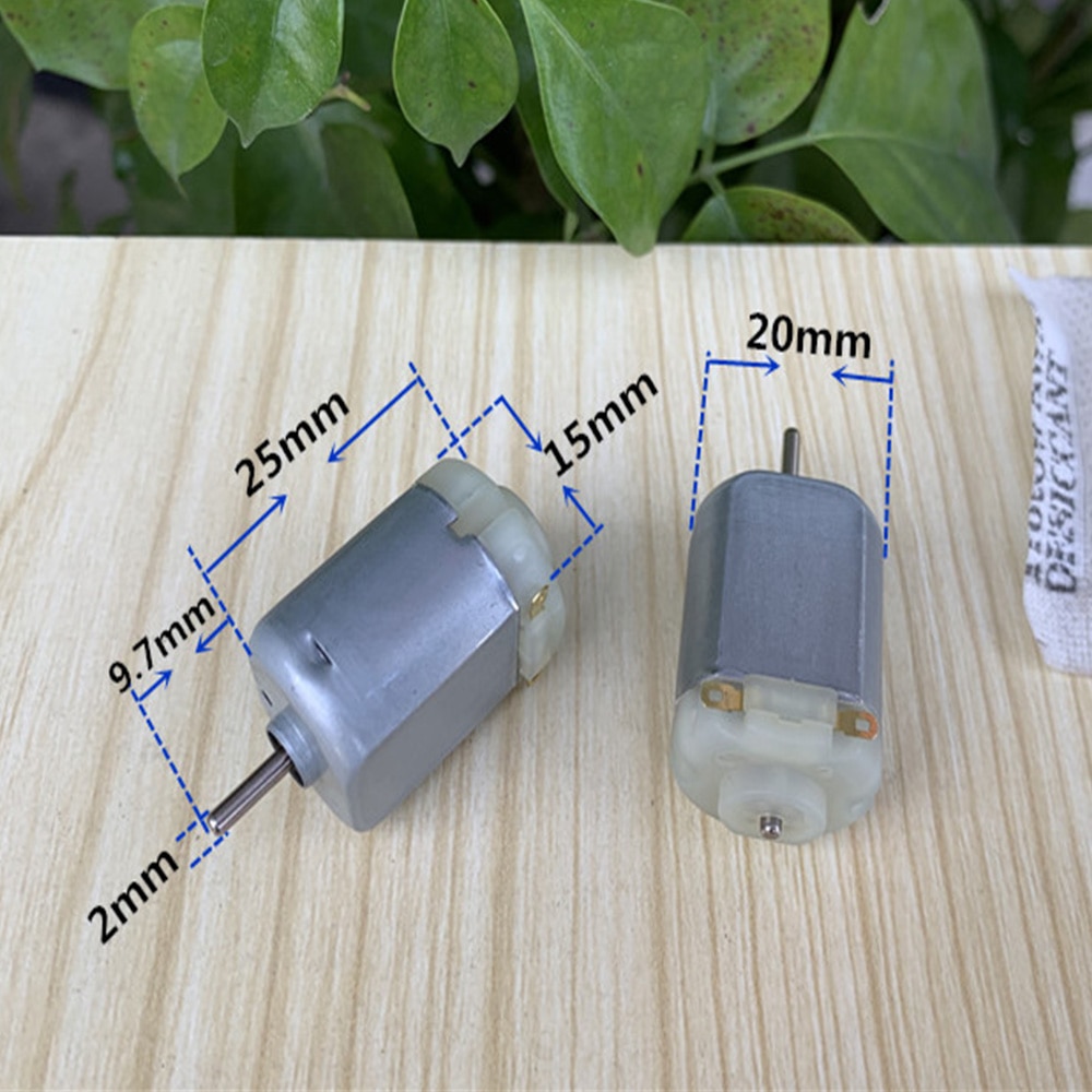 Mini 25*20mm 130 Electric Motor DC 6V 9V 12V Volt High Speed Strong Magnetic Carbon Brush Micro Electric Engine DIY Toy Car Boat