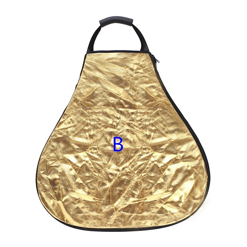 CY Free Ship 80cm 5 in 1 Triangle Portable Collapsible Light Photography Reflector with the handle for Studio Multi Photo Disc