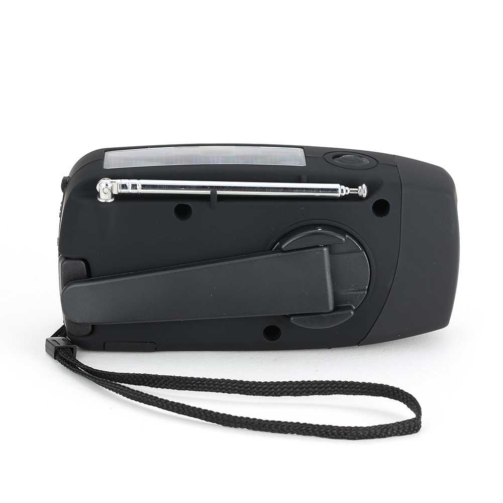 Multifunctionele Hand Radio Solar Crank Dynamo Powered Am/Fm/Noaa Weather Radio Gebruik Emergency Led Zaklamp Power Bank 1000mA