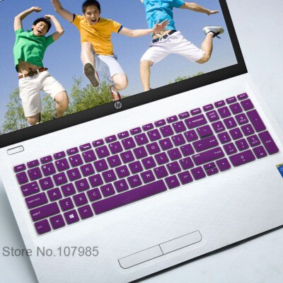 15 15.6 inch Laptop Keyboard Cover Protector for HP Envy x360 BP BQ CH CN CS Series with AMD Ryzen 5 2500U 2700U 15-bq101na: Purple