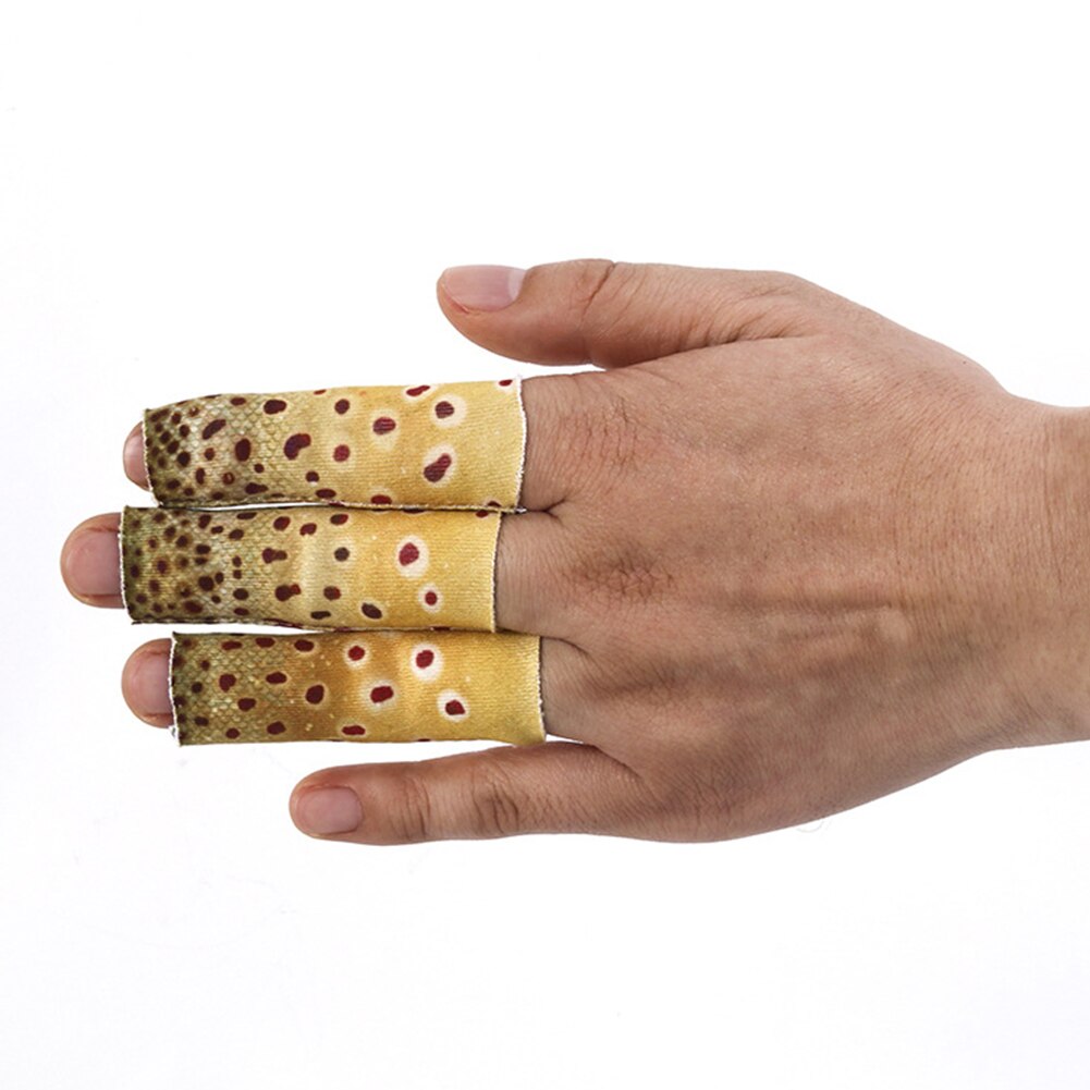3Pcs Voor Vissers Strippen Guards Anti Scratch Mouw Multicolor Vliegvissen Accessoires Hand Gear Finger Protectors Tool