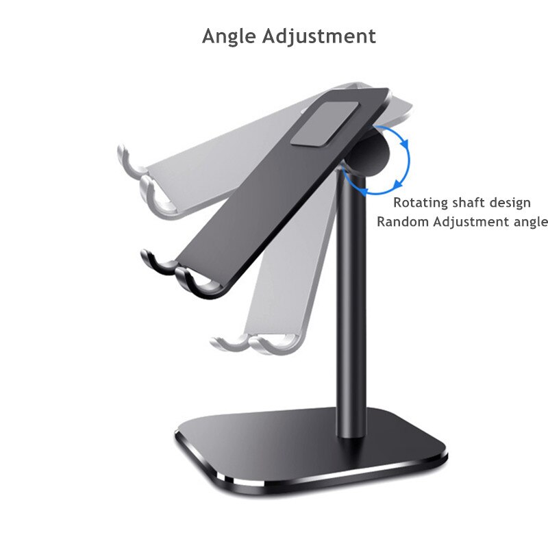 Handy Halter Aluminium Legierung Metall Desktop Tablet Halter Für Universal Tablet & Telefon Einstellbar Stand Telefon Halter