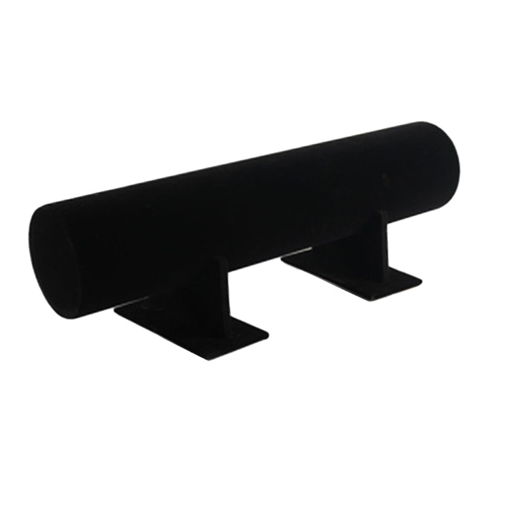 Velvet Headband Hair Clasp Display Stand Rack Shop Supply Counter Showcase: Black