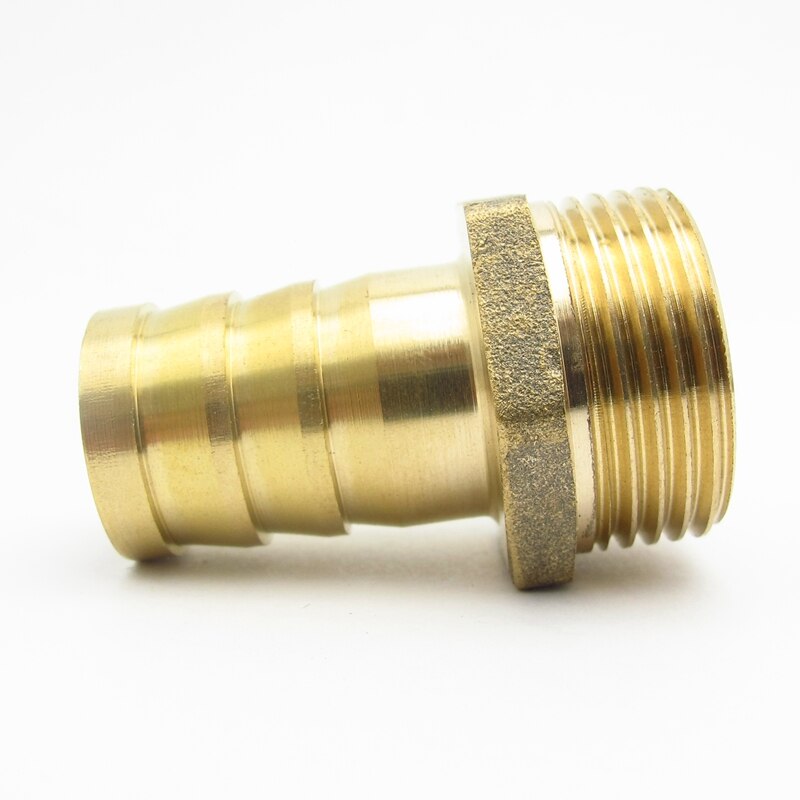 25mm Hose Barb x 3/4" BSP Male Thread Brass Barbed Pipe Fitting Nipple Coupler Connector Adapter For Fuel Gas Water