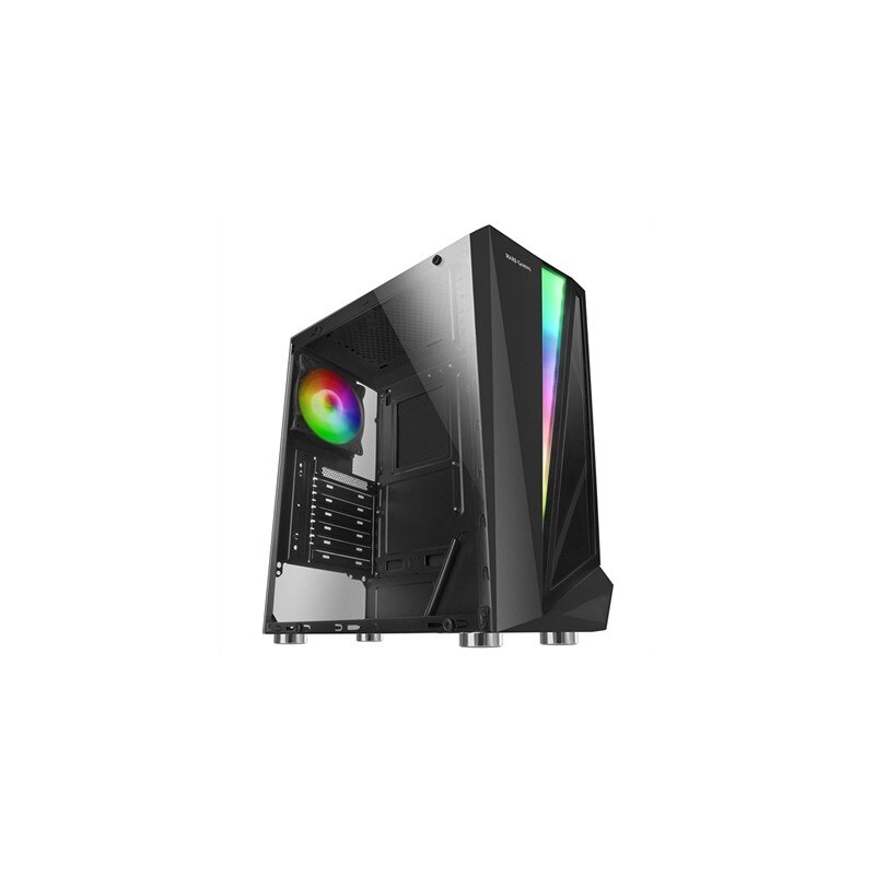Mars Gaming Doos Atx Mcl Black Dual Glas Rgb