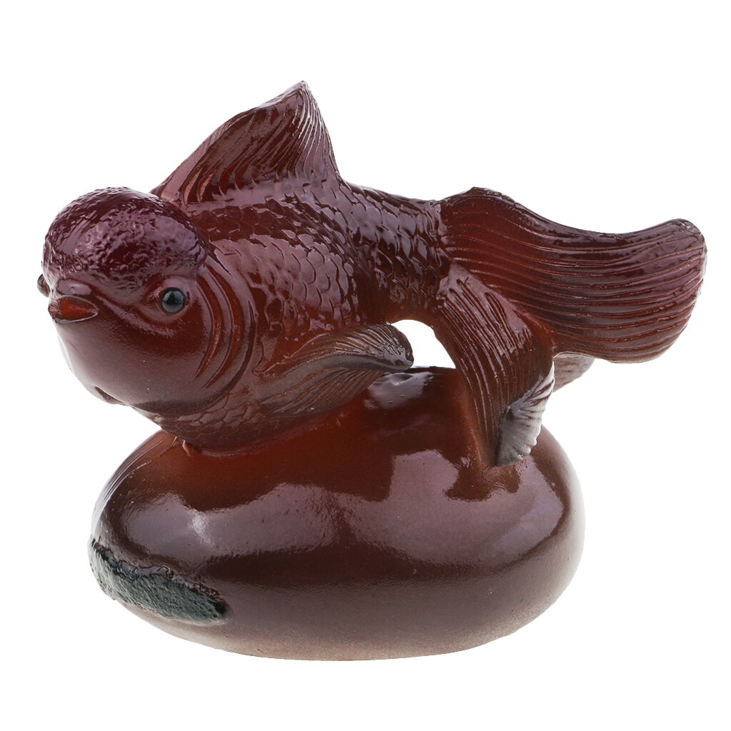 Resin Discoloration Tea Cute Pet Animals Chinese Tea Ceremony Accs: YELLOW