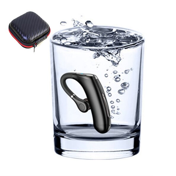 Draadloze oordopjes  m50 slimme bluetooth oordopjes oorhaak lange standby sport oordopjes handsfree volumeregeling: Zwarte doos